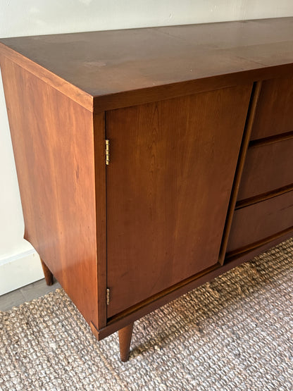 Walnut credenza