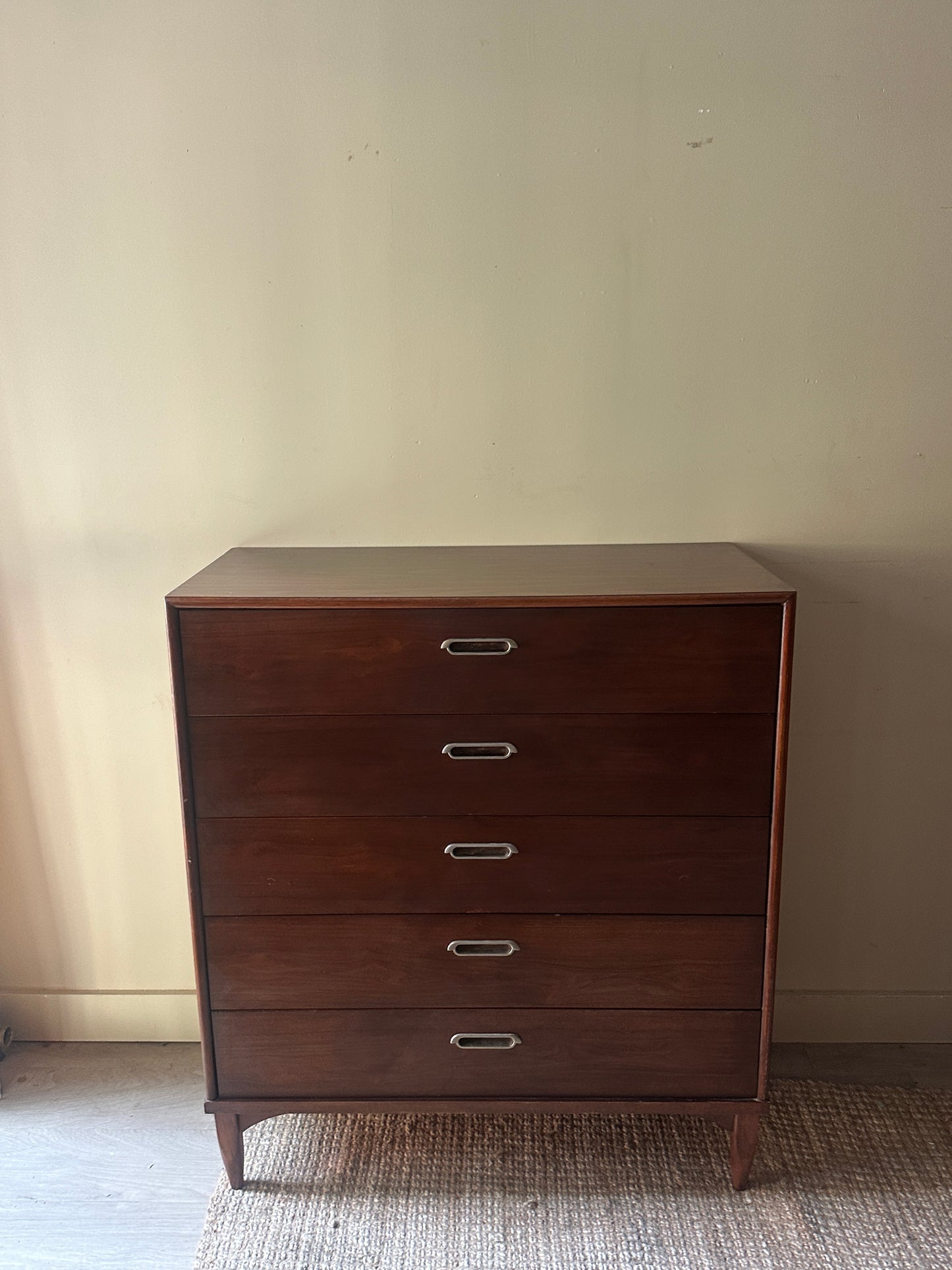 Walnut tallboy