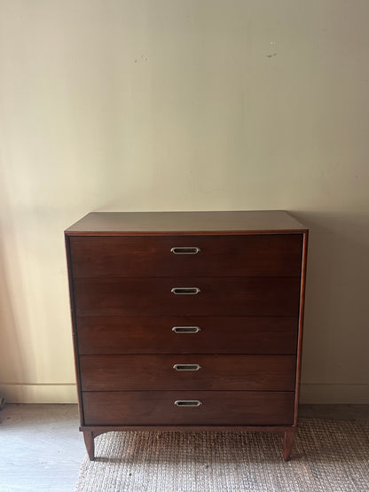 Walnut tallboy