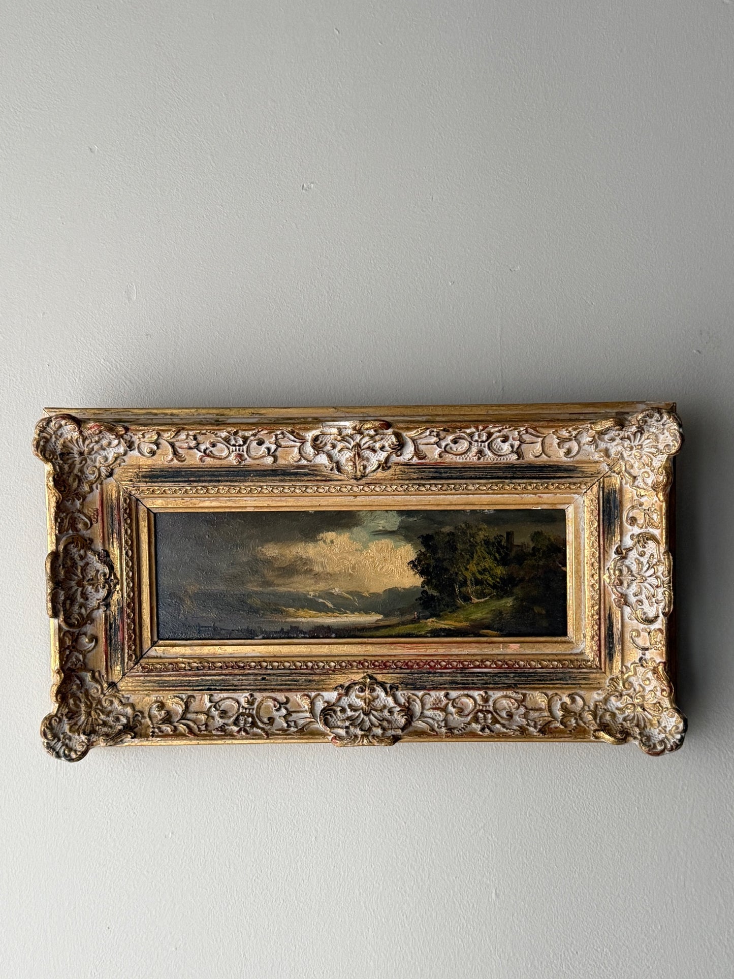 Continental School impressionist landscape. Unsigned.