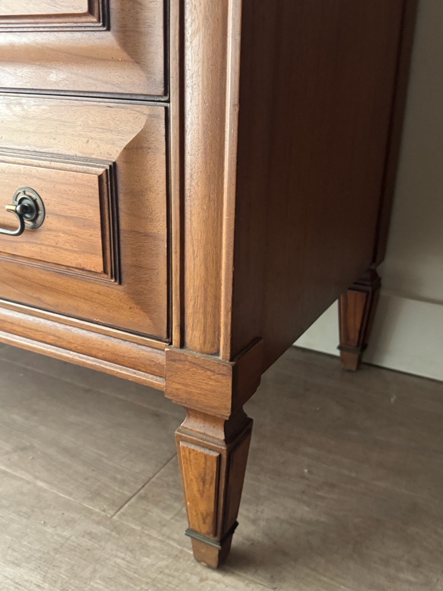 Walnut tallboy