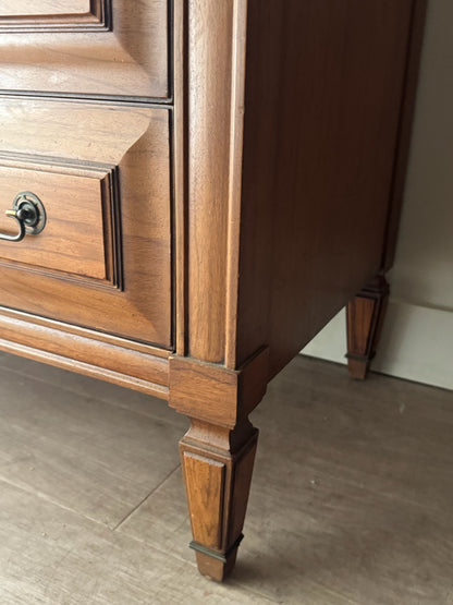 Walnut tallboy
