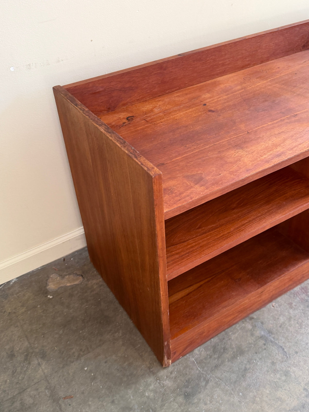 Walnut record storage