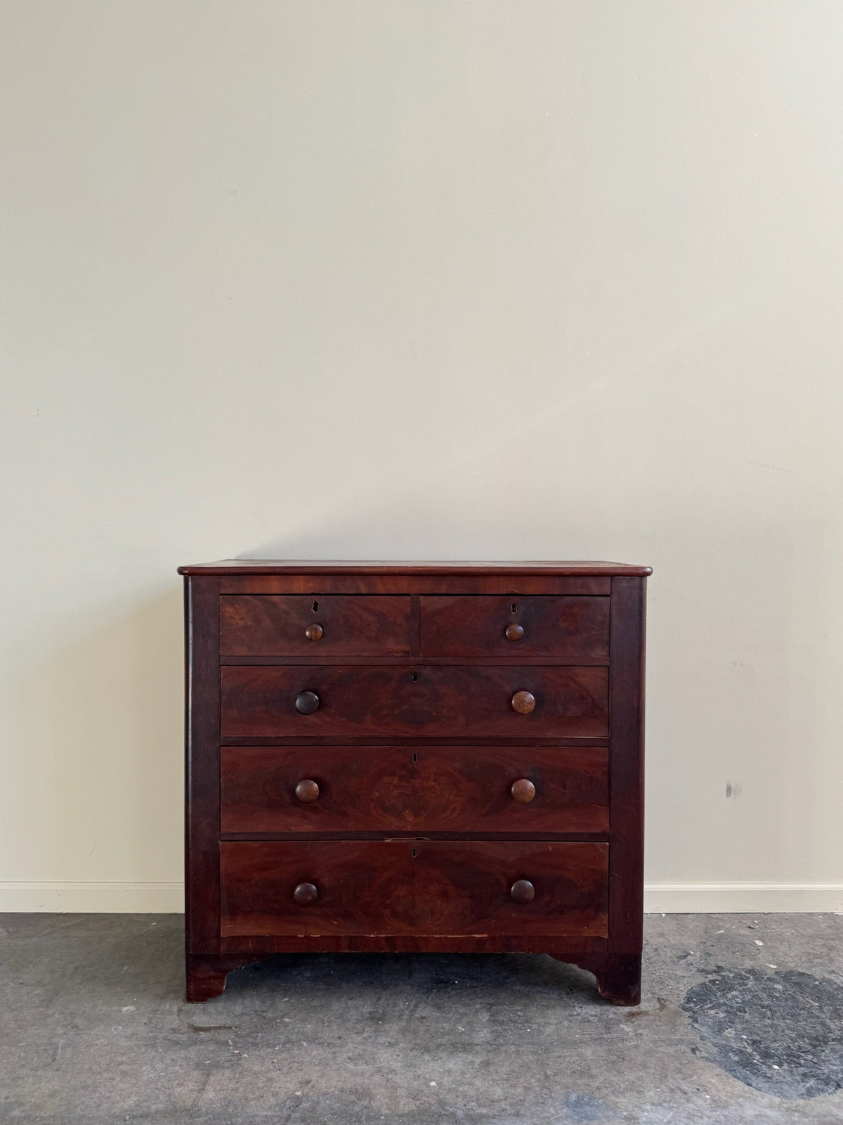 Federal walnut dresser
