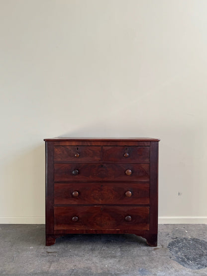 Federal walnut dresser