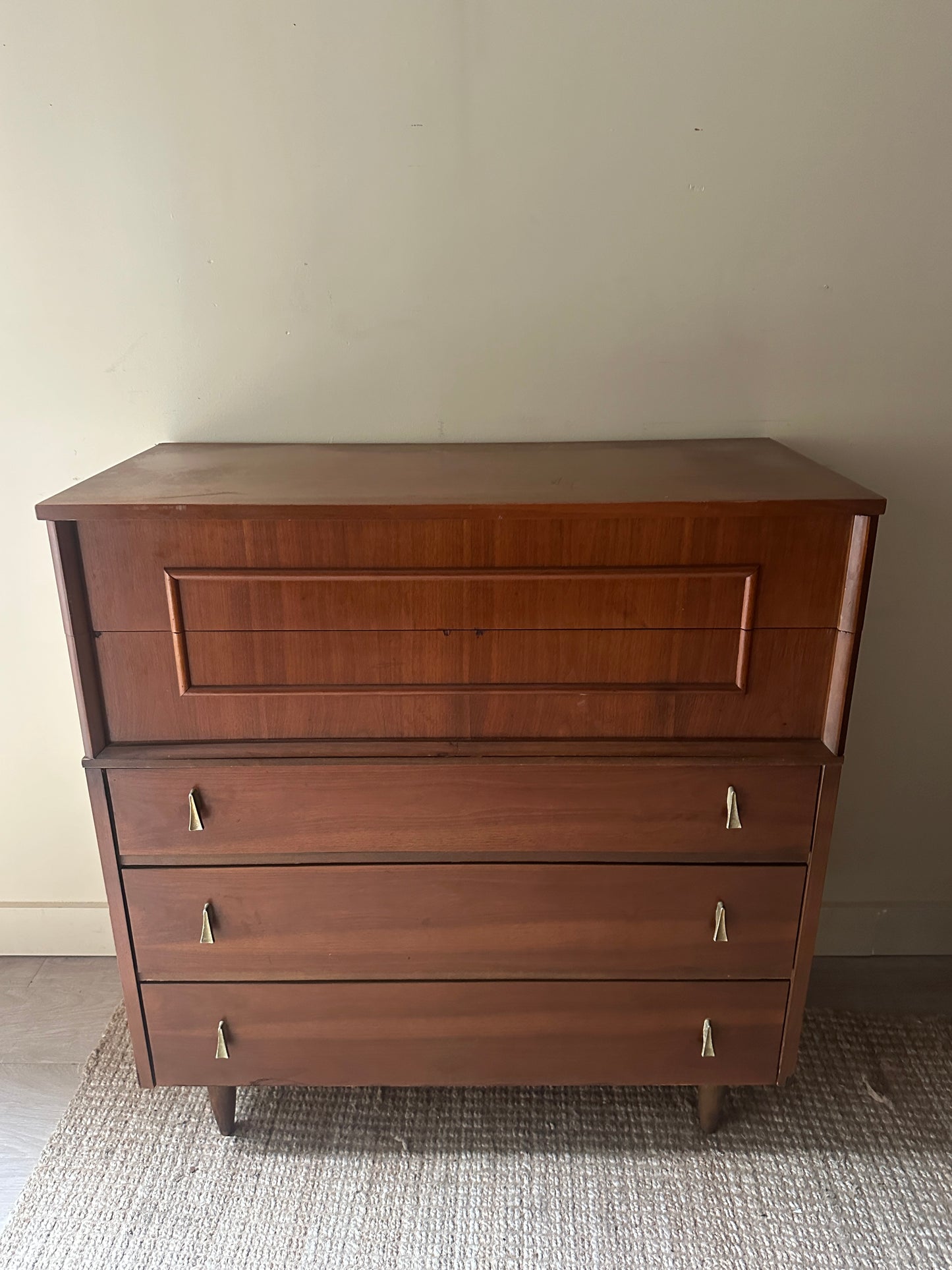 Walnut tallboy