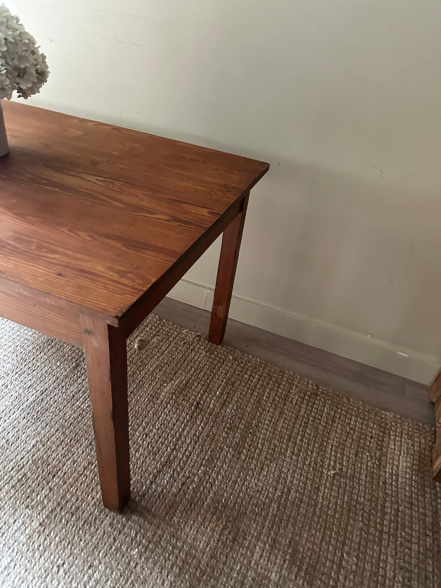 Pine dining table