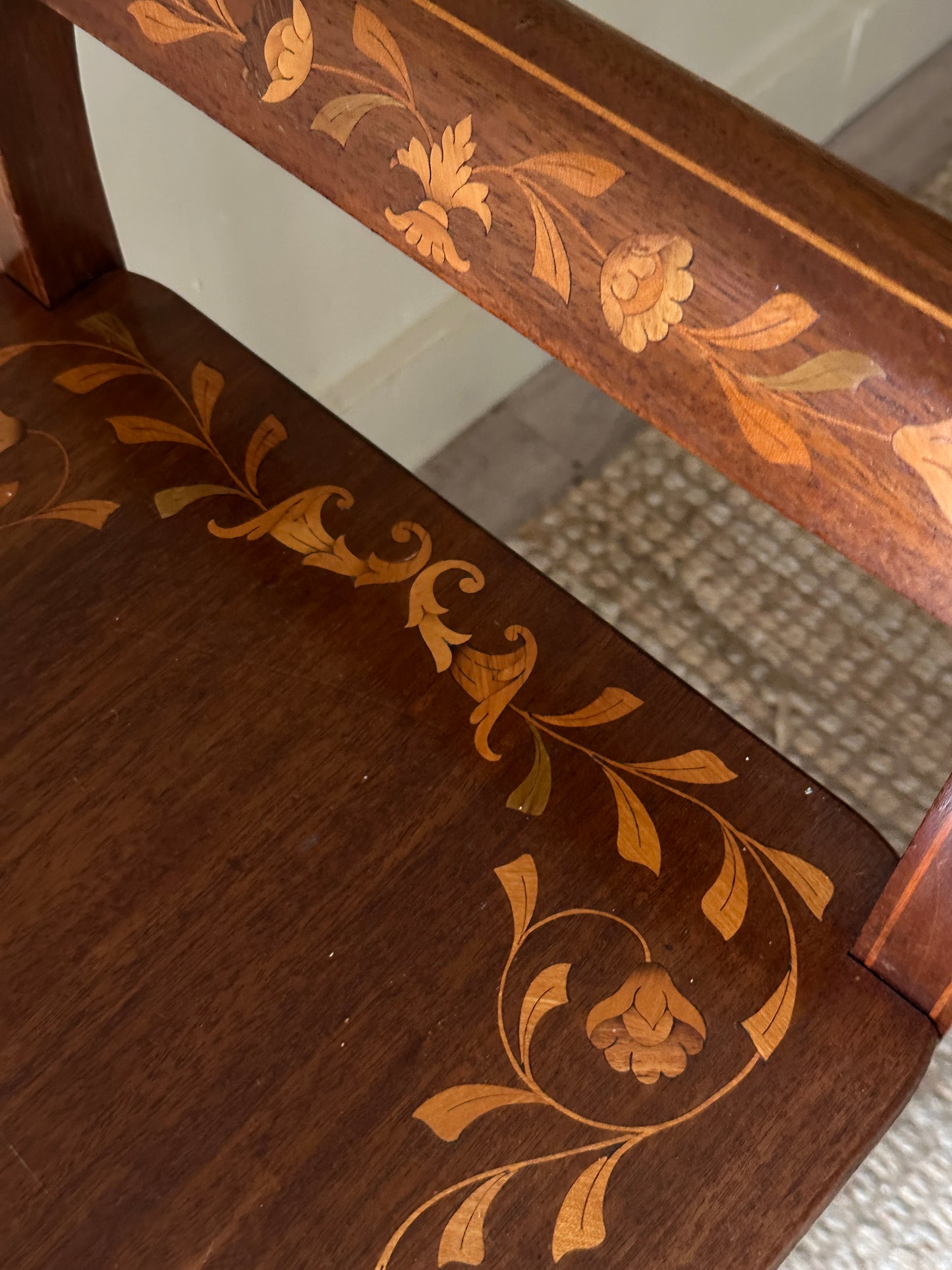 Inlay Italian Piano Bench