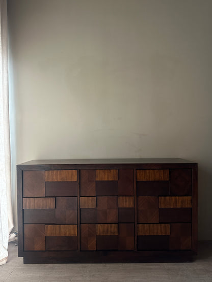Walnut credenza