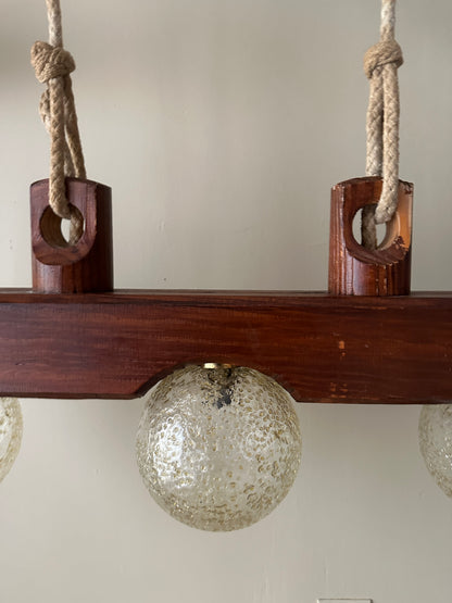 Pine and glass pendant