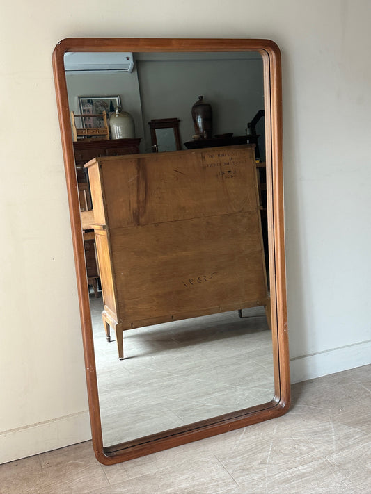 XL walnut mirror