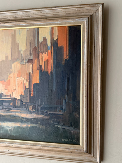 Industrial Canyon by J. Alvin Storck.