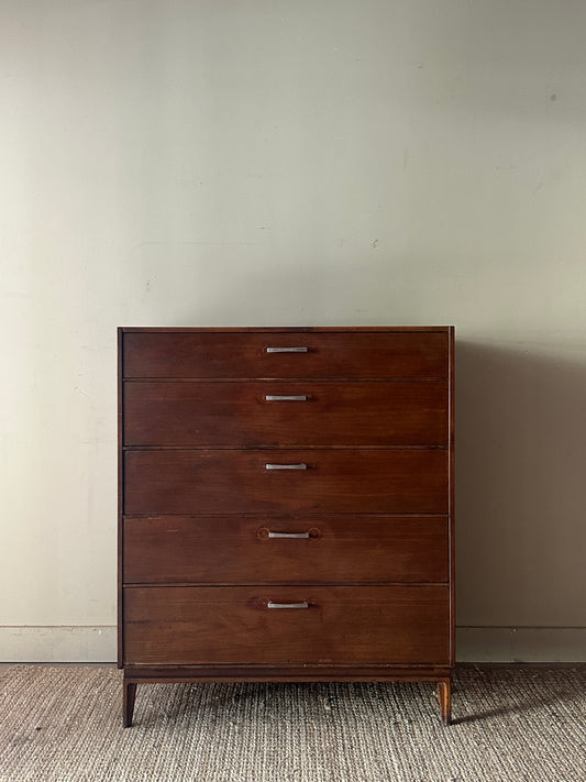 Walnut tallboy