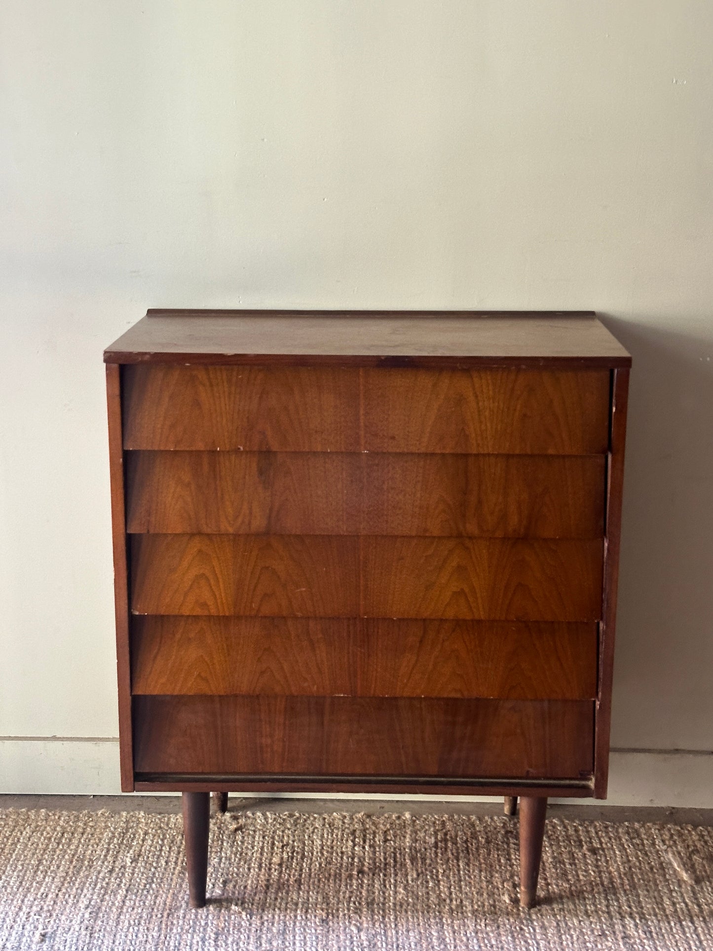 Walnut tallboy