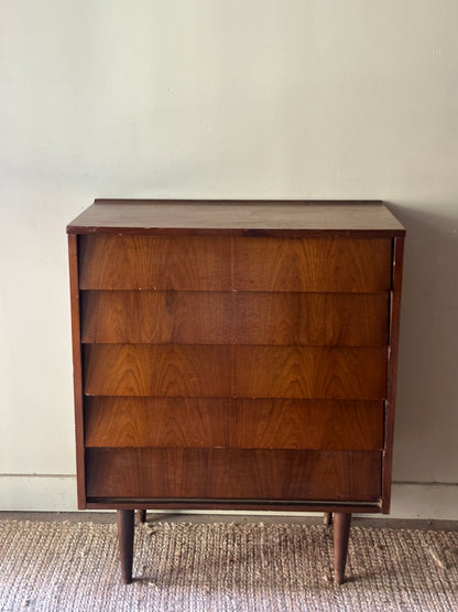 Walnut tallboy