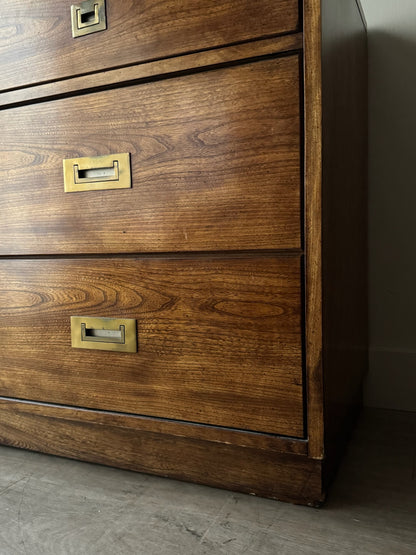 Stanley walnut campaign dresser