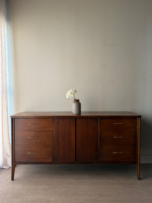 Broyhill walnut dresser