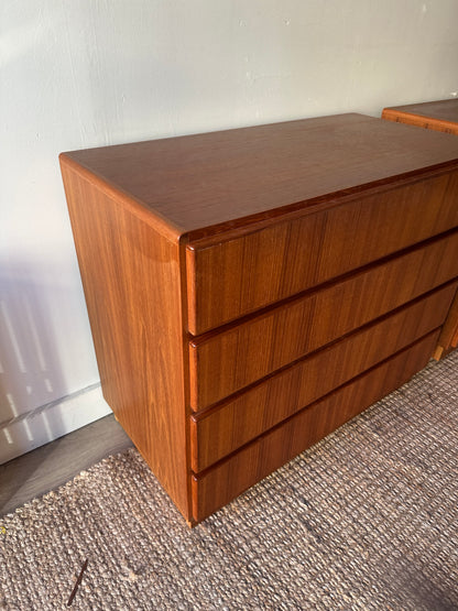 Danish teak dressers. Sold individually.