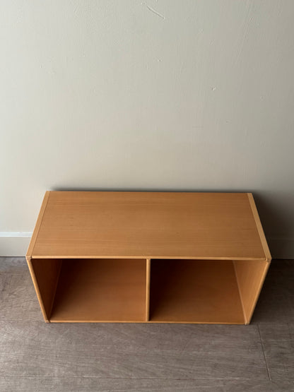 Caso “Rimme” Danish beech modular system - three horizontal divider units. Sold individually.