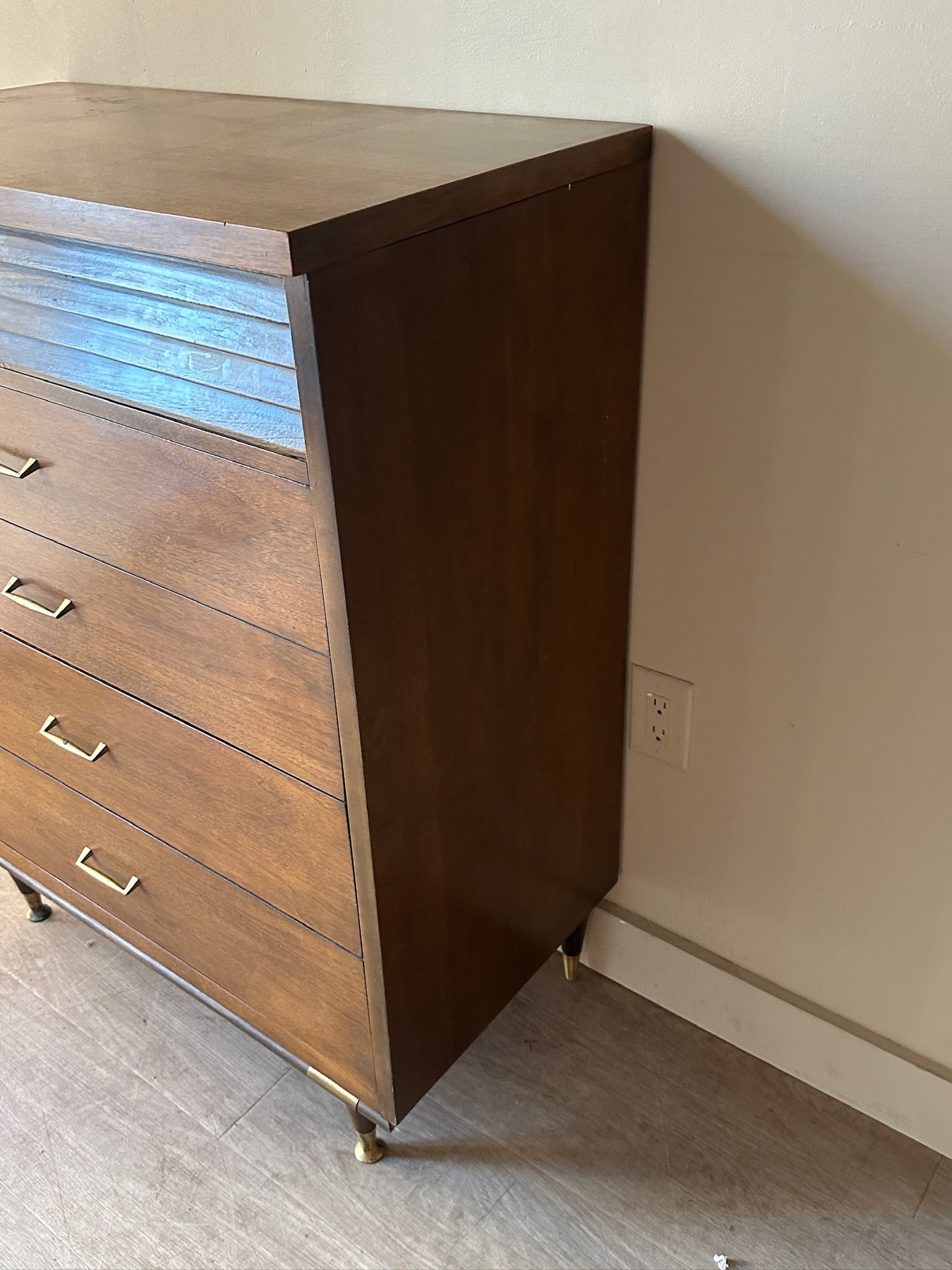 Walnut tallboy