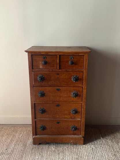 1910 oak dresser with original hardware