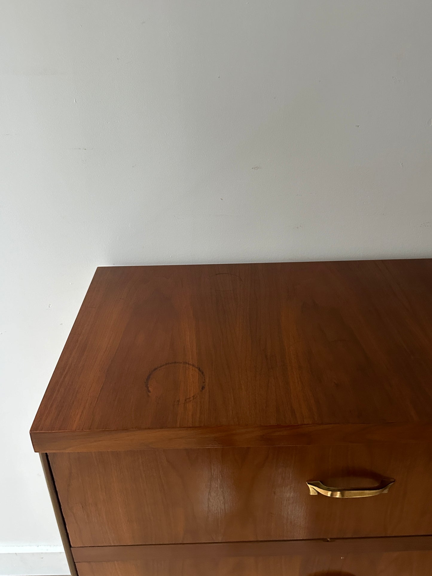 Walnut tallboy