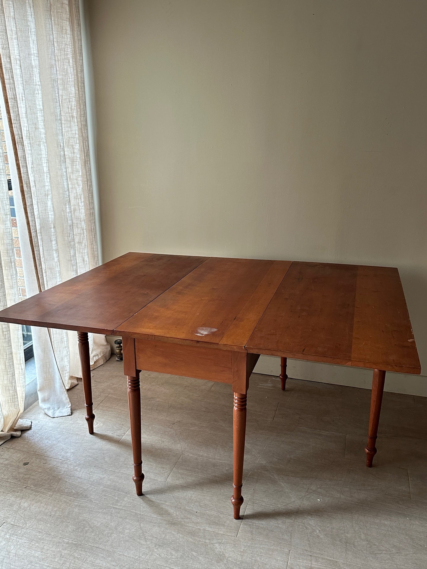 Cherry drop leaf dining table