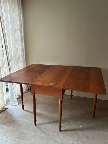 Cherry drop leaf dining table