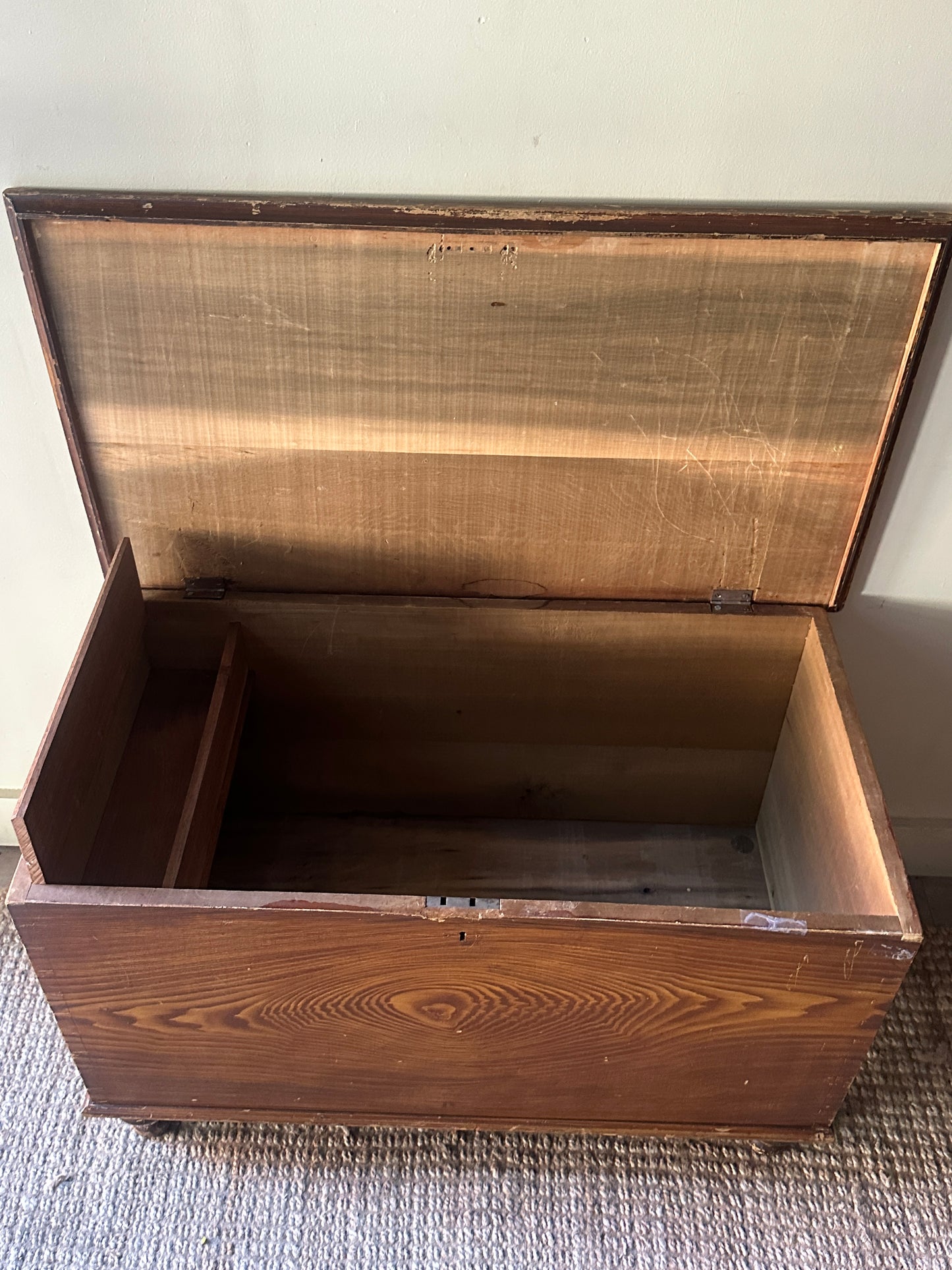 Grain painted chest