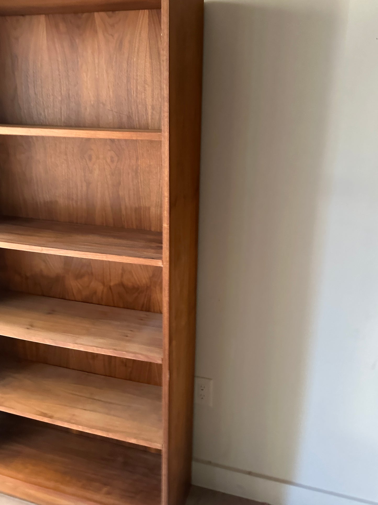 Walnut bookshelf