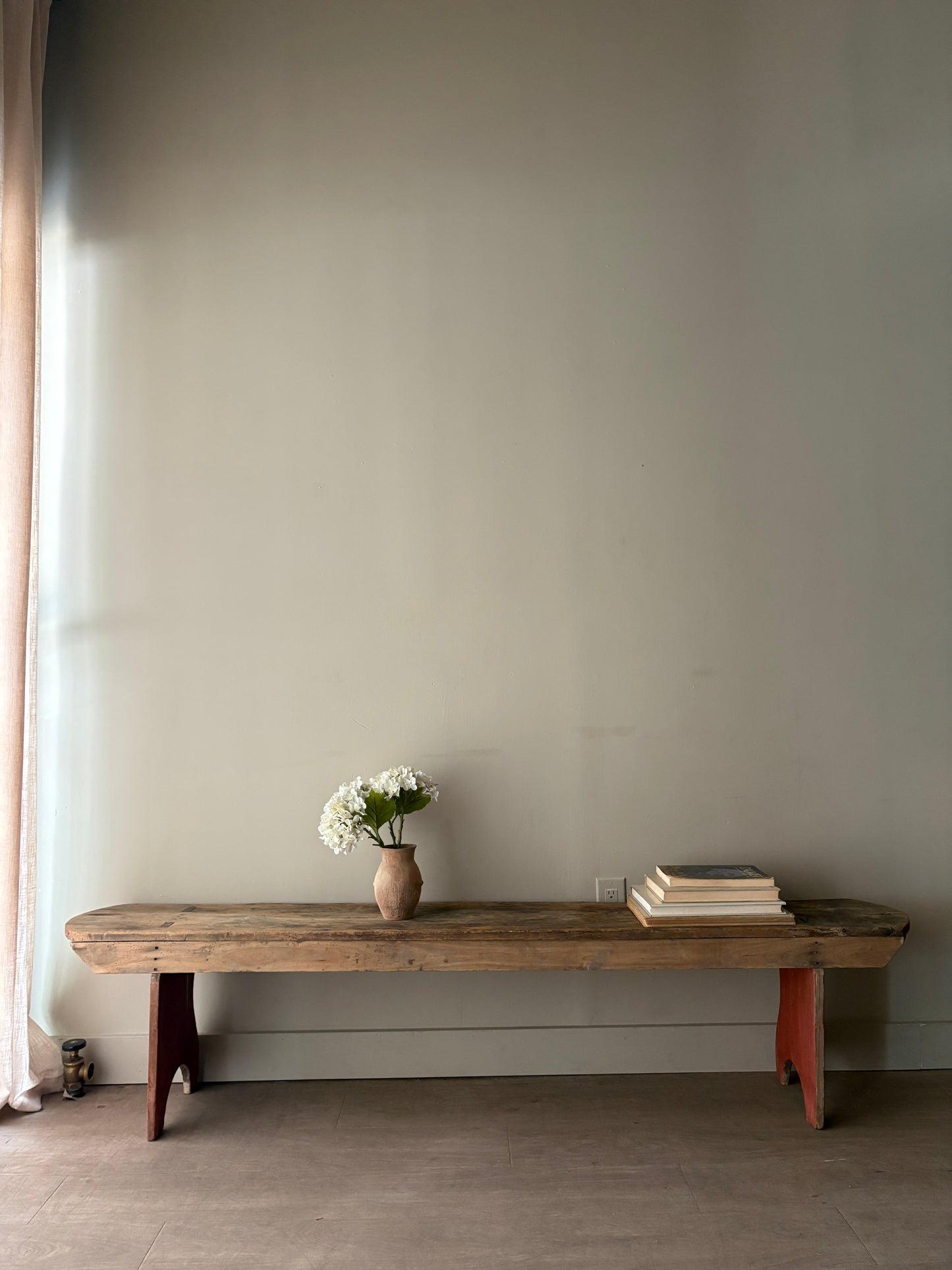 Pennsylvania painted pine bench