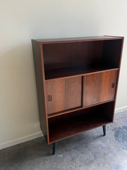 Danish rosewood bookcase cabinet