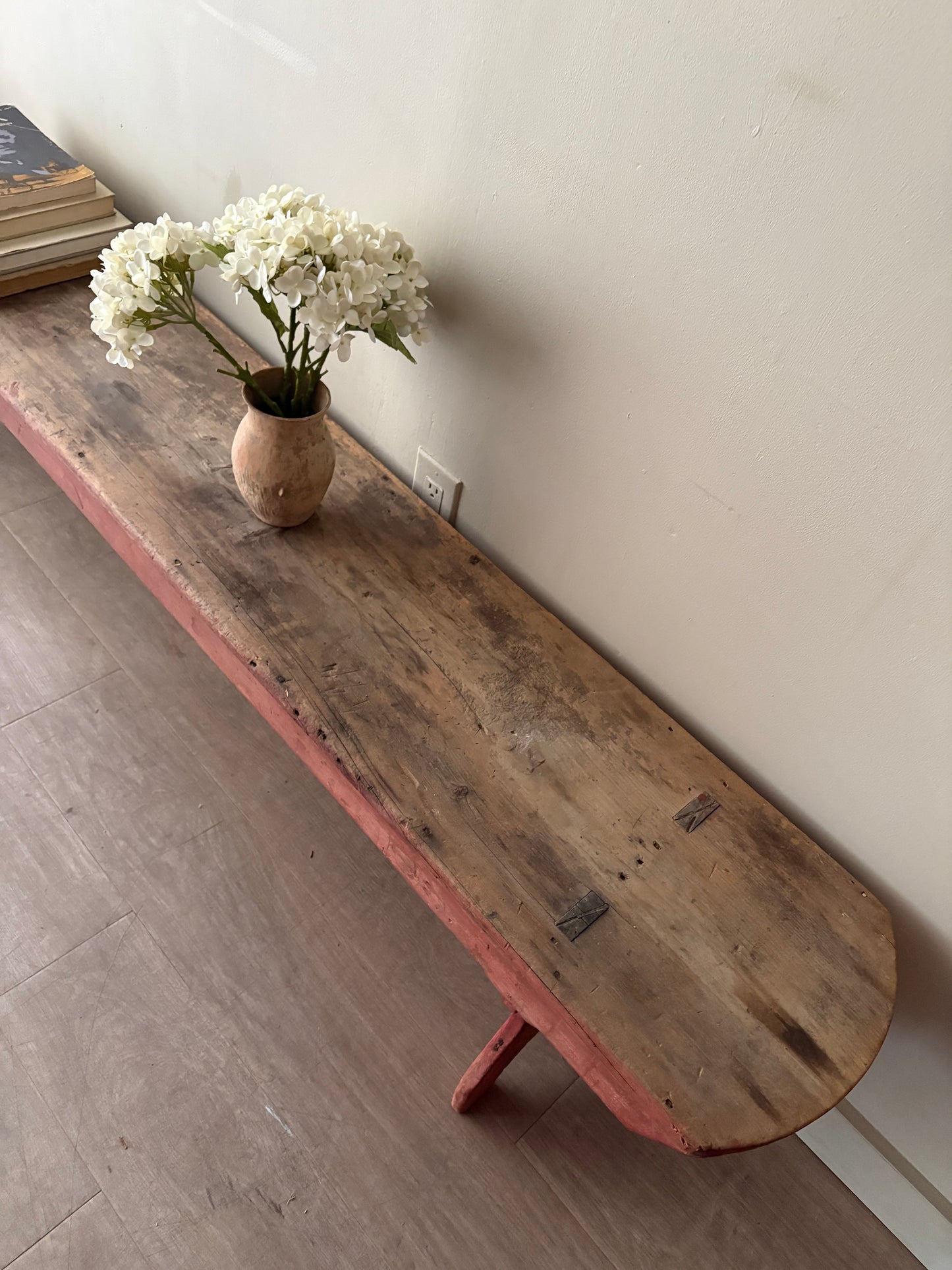 Pennsylvania painted pine bench