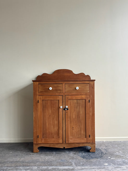 Mid-Atlantic Federal poplar jelly cupboard