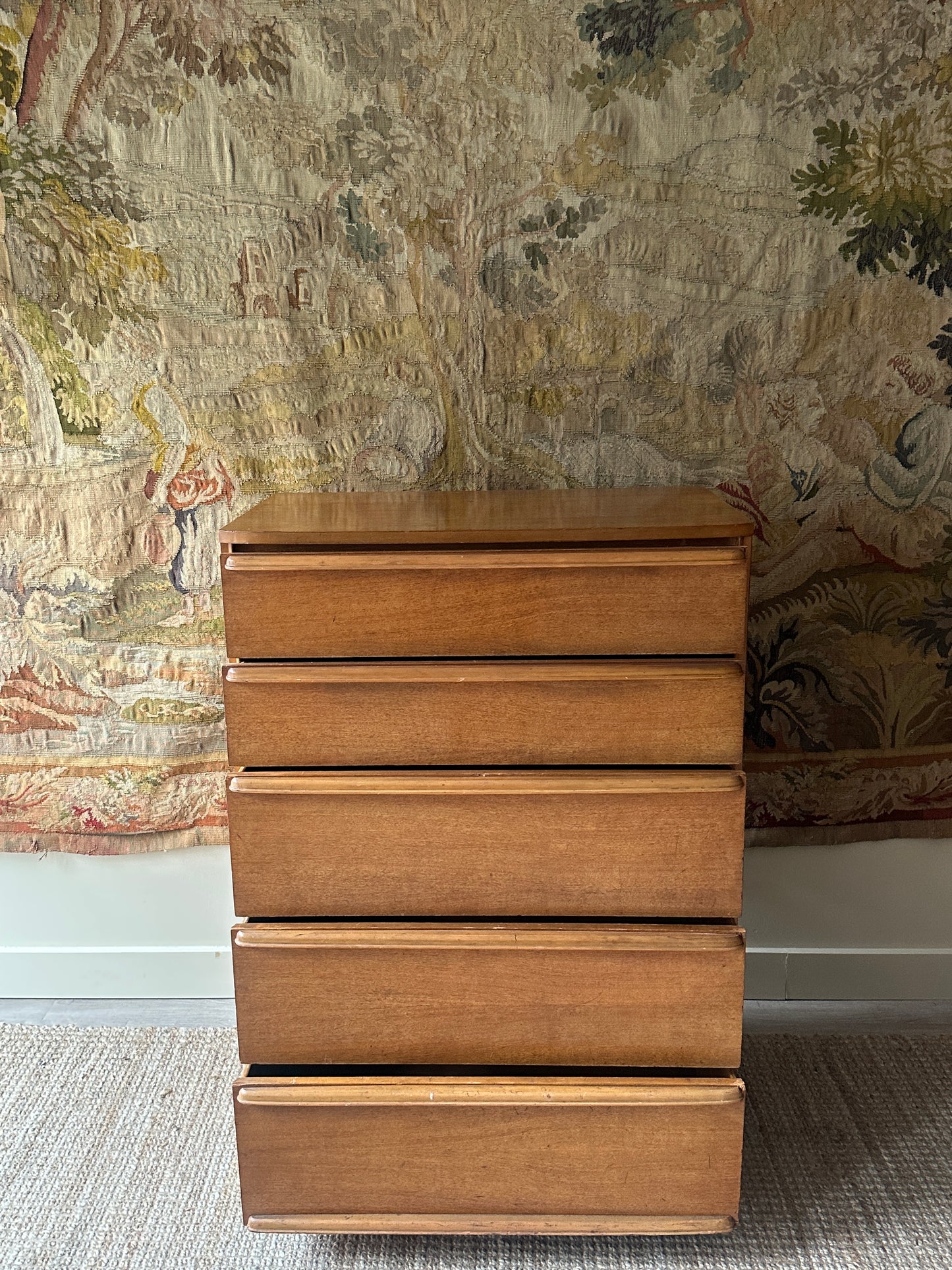 Walnut tallboy
