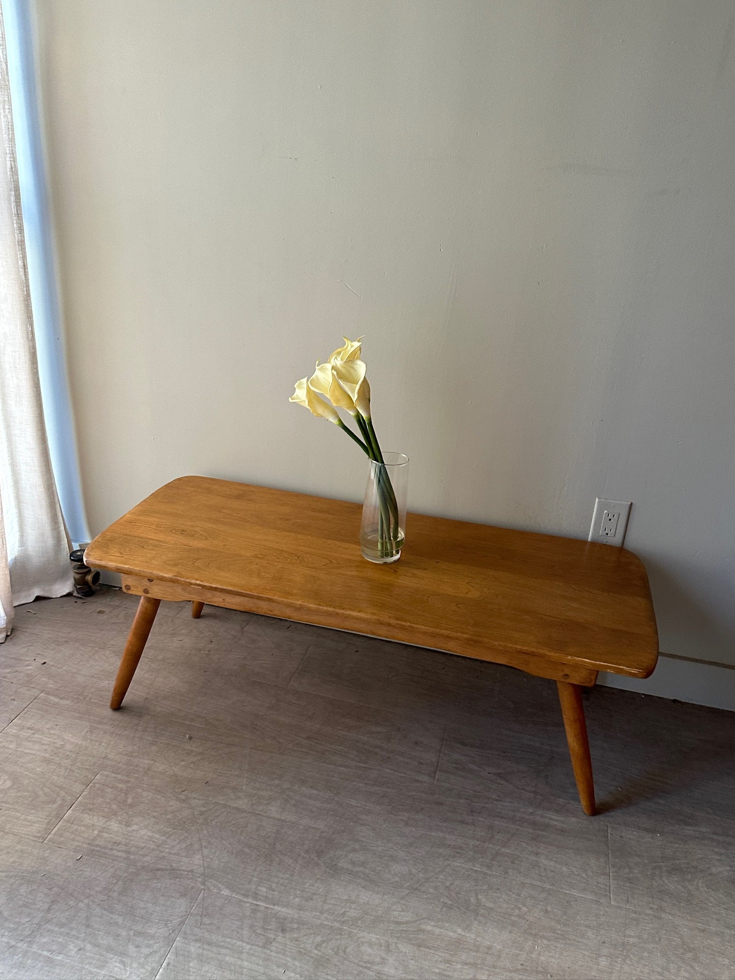 Cushman maple coffee table