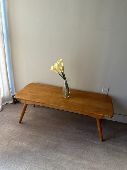 Cushman maple coffee table