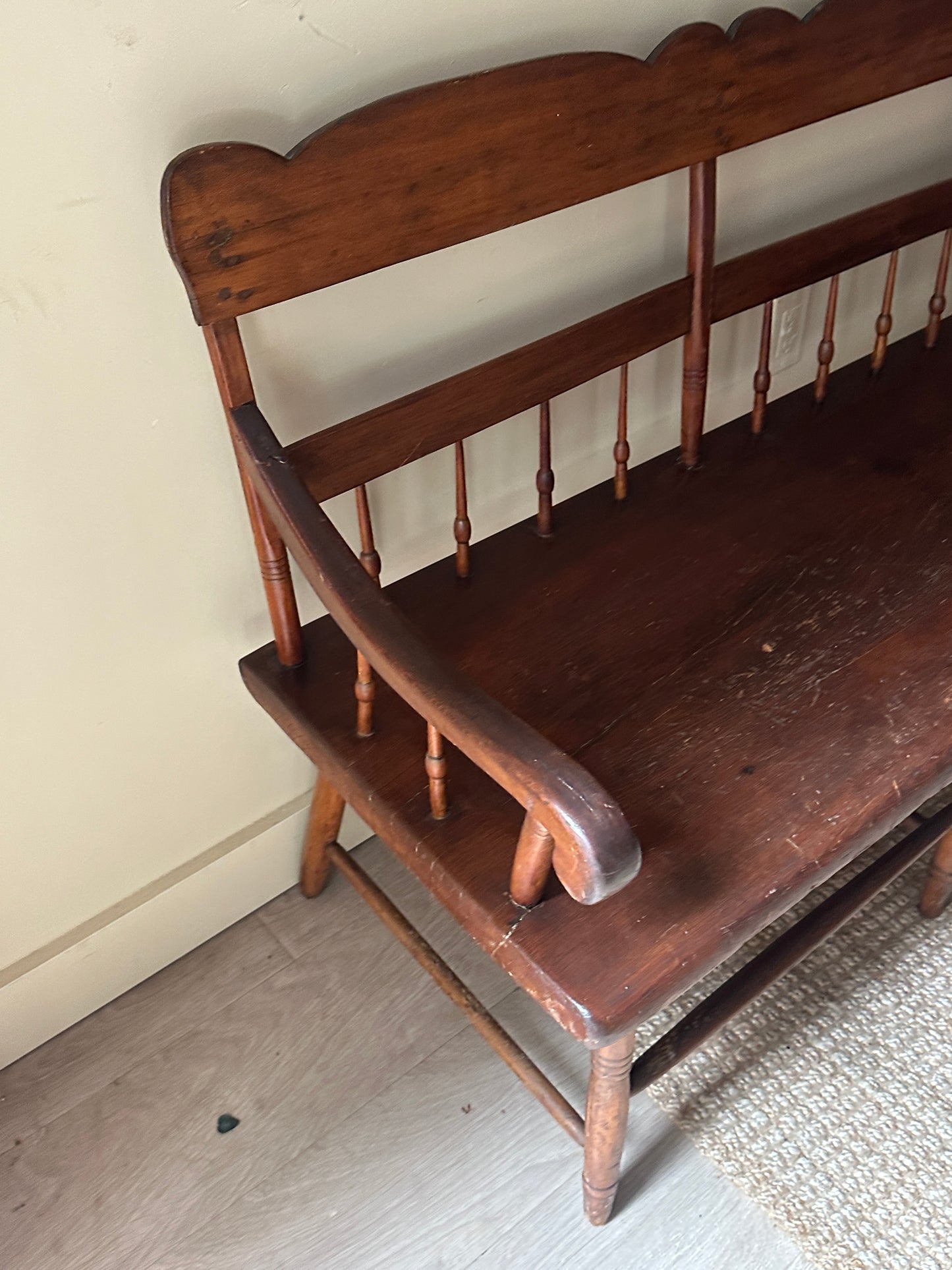 Pine bench