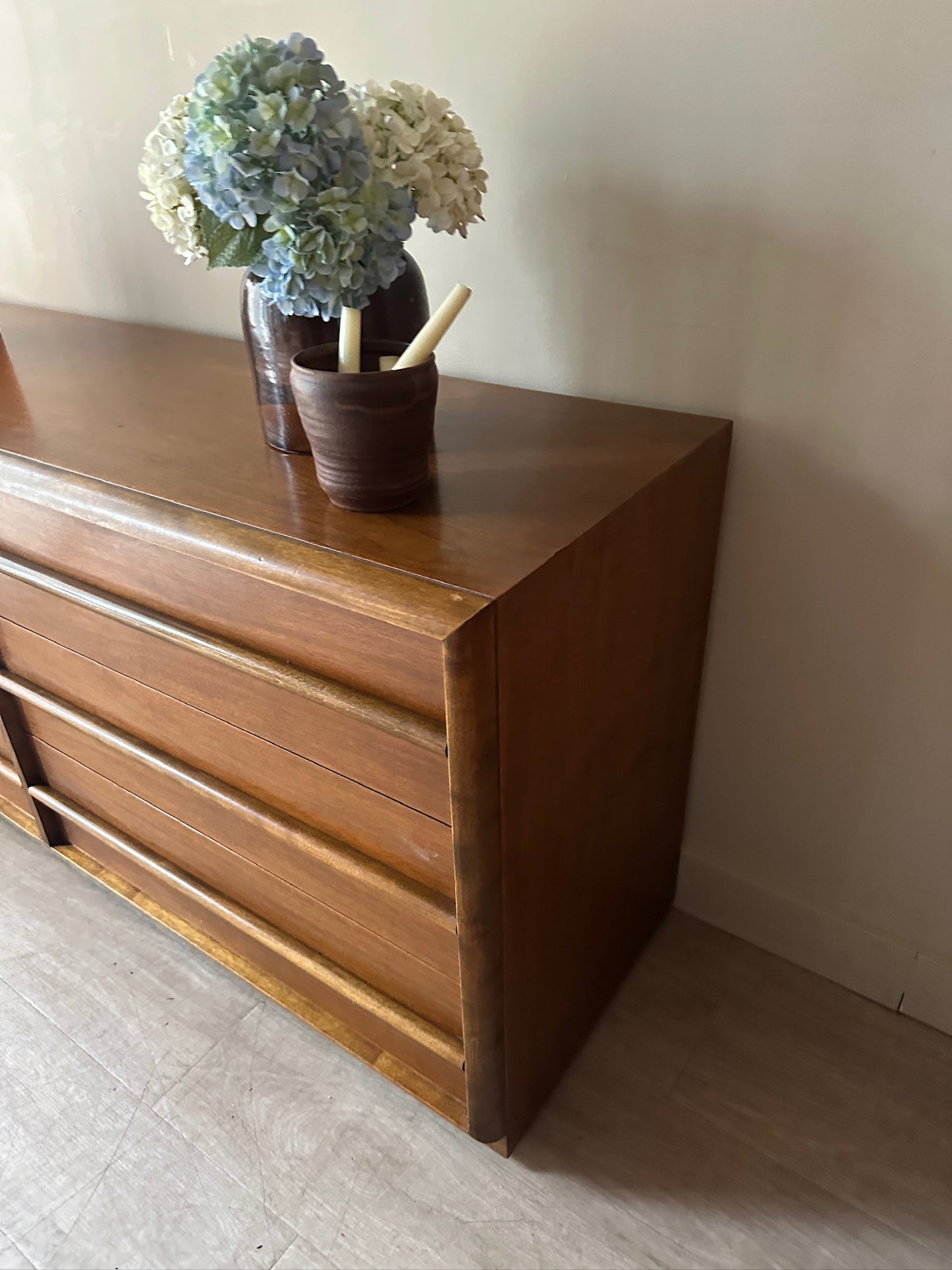 T.H. Robsjohn-Gibbings walnut dresser