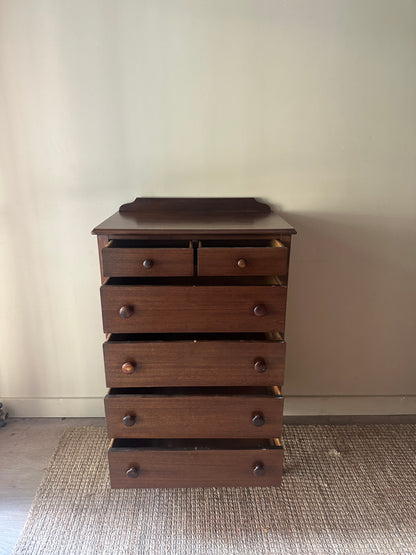 Walnut depression dresser