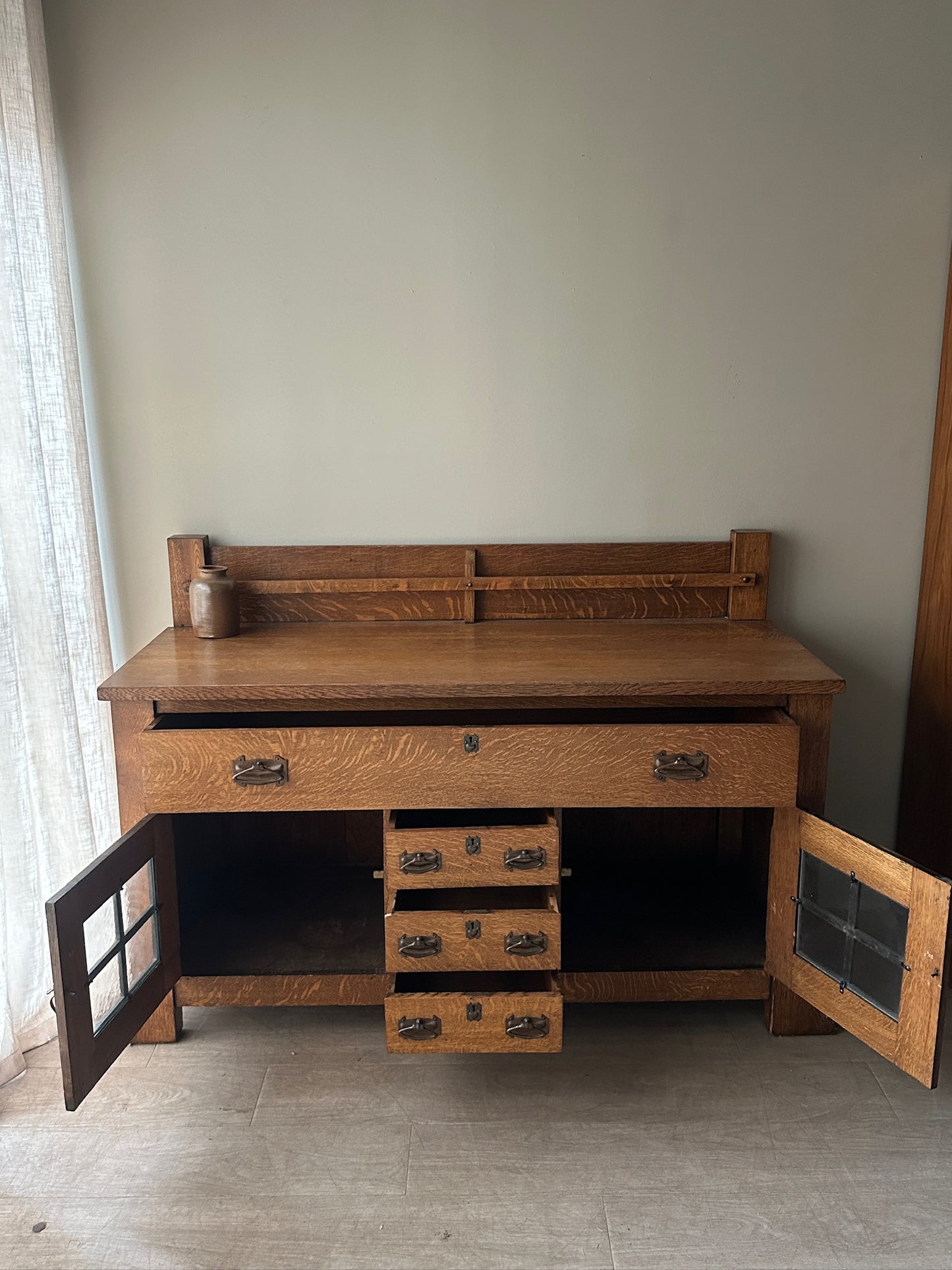 Arts & Crafts Mission Oak Sideboard