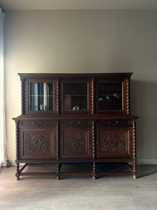 French oak two piece server