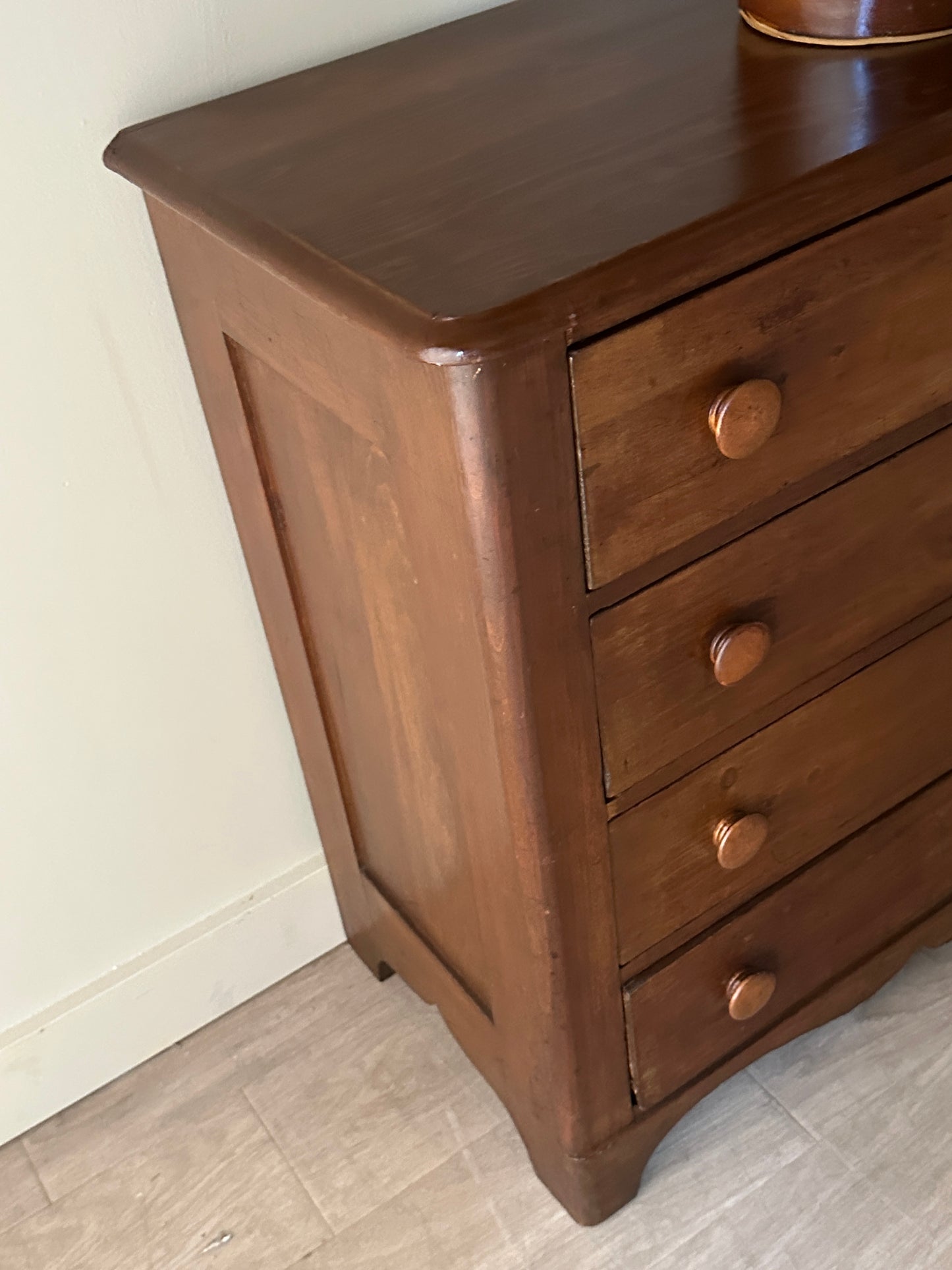 Dark pine dresser