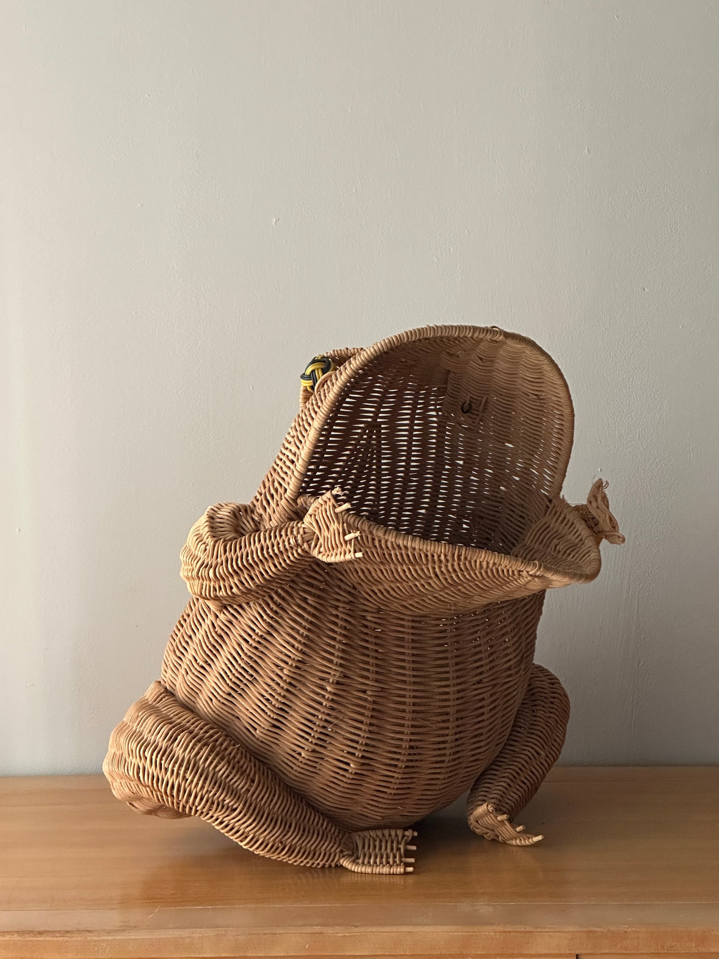 Rattan frog basket
