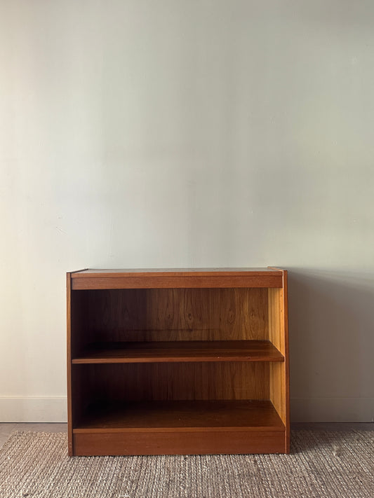 Small Danish teak bookshelf