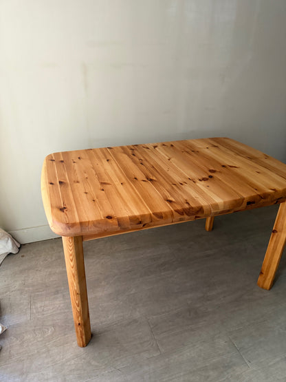 Danish pine dining table