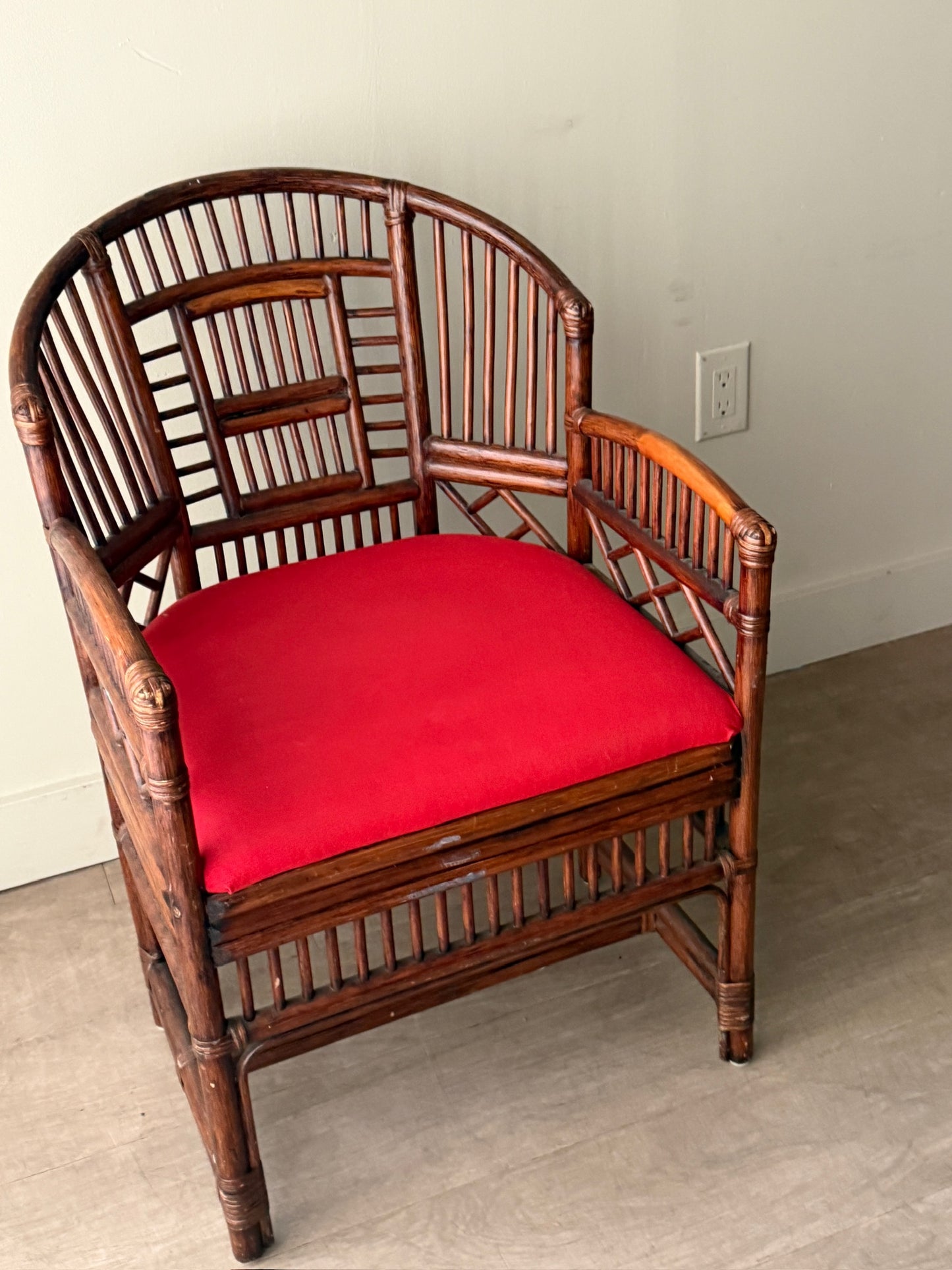 Rattan armchair