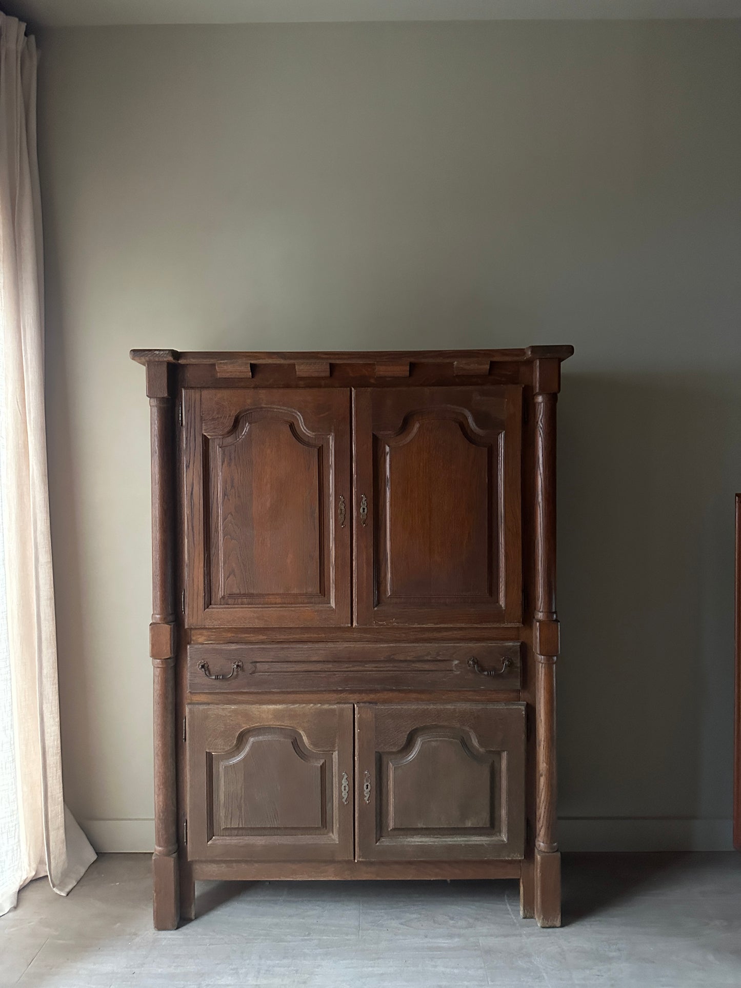 French Oak hutch