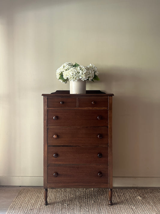 Walnut depression dresser