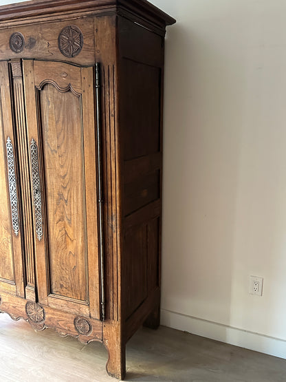 Carved armoire